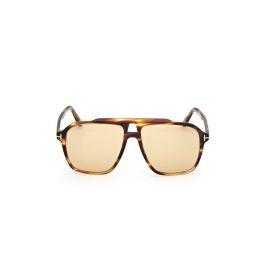 サングラス TOM FORD Tom Ford - FT1205 5556E - 56E (FT1205 5556E 56E) Tom Ford™ FT0920 Scarlet-02 Square Sunglasses | EyeOns.com