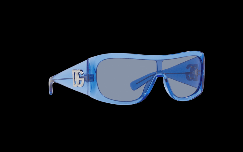 Dolce & Gabbana DG4454 Sunglasses 332280 Azure Transparent