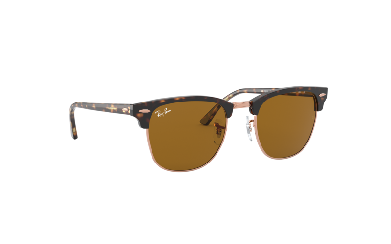 Ray-Ban Clubmaster Polish Tortoise /Green Lens Sunglasses - RB3016 W0365  51-21 805289304449 | eBay